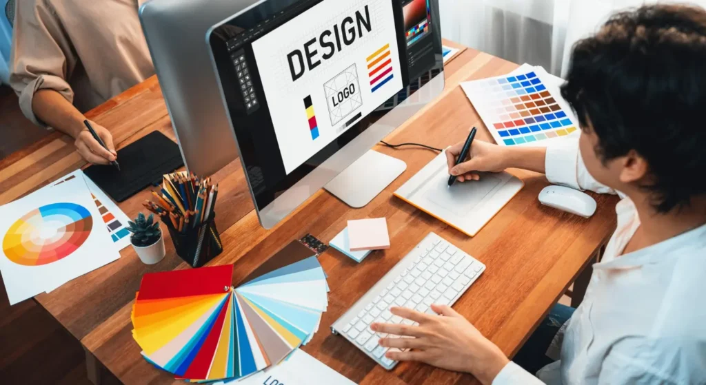 Brand strategy workshop with mood boards and visual direction