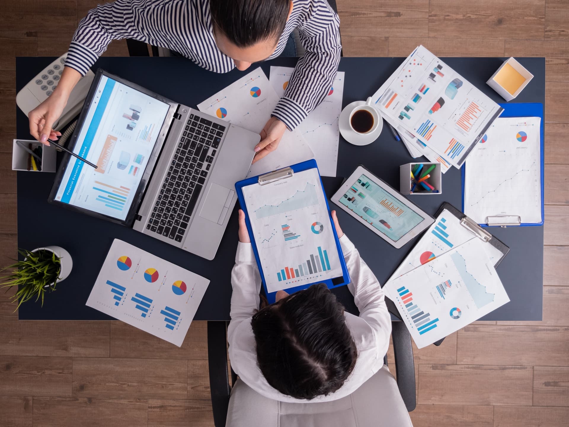 Analytics dashboard showing marketing and SEO performance growth